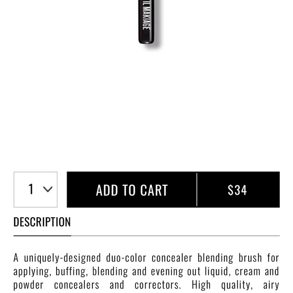 IL MAKIAGE concealer blending brush # 140 NEW - Picture 7 of 7